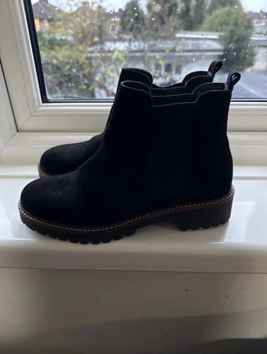 Red dead black ankle boots - red, or