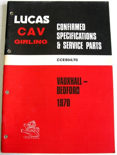Lucas vauxhall bedford - vauxhall, 1970