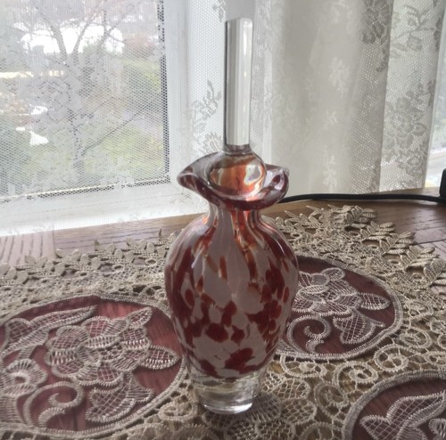 Red white perfume - perfume, bottle