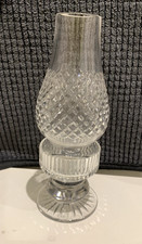 Royal Doulton Crystal Hurricane Candle Lamp Signed