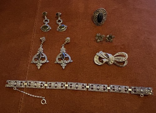 Vintage marcasite jewellery - vintage, jewellery-
