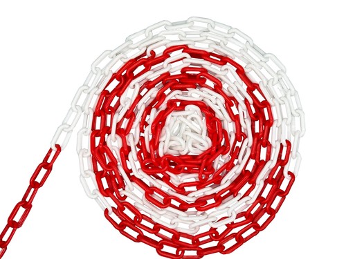 Metres 8mm red - x, white