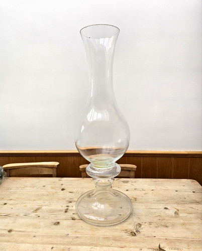 Unmarked large clear glass - large,