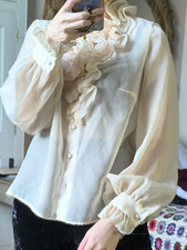 Vintage Shirt Blouse Ivory