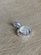 Heart Pendant Necklace Silver