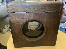 Vintage pigeon timer, Toulet Excelsior, wooden case,