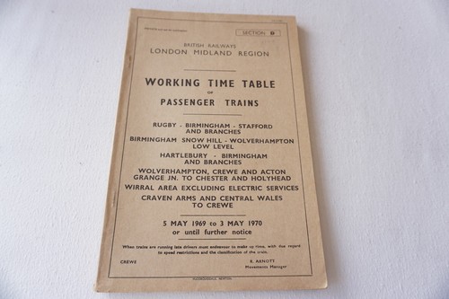 1969 london midland - london, region