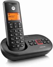 Motorola E211 Cordless Landline House Phone, Home Phone, Answer Machine