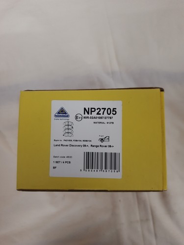 National np2705 fits brake pad - national,