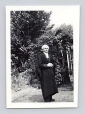 Old B&W Photo Man Legal Barrister Judge Wig Gown #2