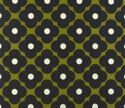 Orla kiely cotton fabric spot - orla,