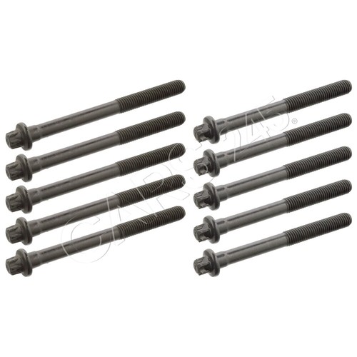 Black cylinder head bolt - head,