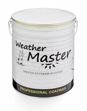 20L White Weather Master Masonry - Paint-Interior/Exterior Waterproof Wall Paint