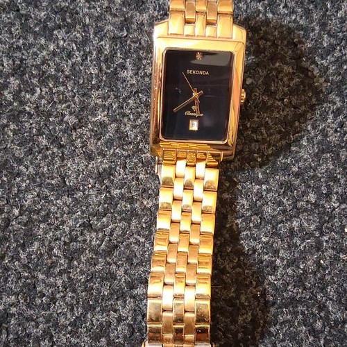 Men sekonda gold plated - ,