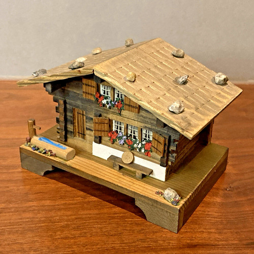 Vintage musical box - musical, wooden