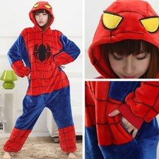 Kids/Adult Spider-Man Costume Kigurumi Animal Pajamas Unisex Onesie31 Cosplay UK