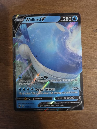 Pokemon tcg wailord - wailord, v