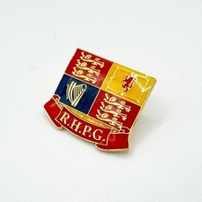 Vintage Royal Standard Shield Enamel Pin Badge Brooch Lapel Coat of Arms