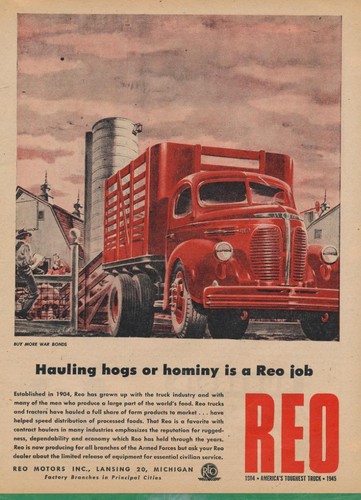 Magazine 1945 reo - ad,