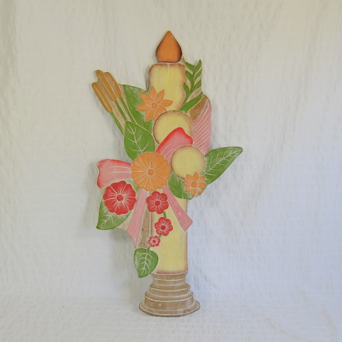 Wooden candle wall - wooden, hanging