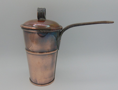 Antique copper milk - milk, pan