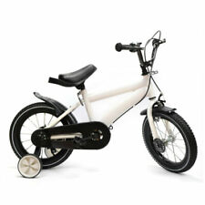 14" Children's Bicycle Child Training Bike with Handbrake and Removable Wheels
