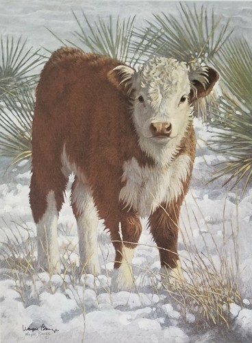 Frosty morn signed print - frosty,