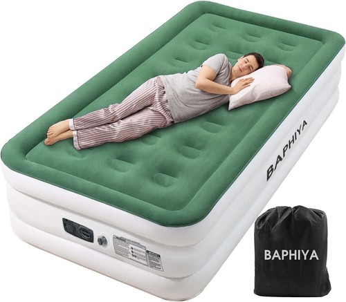 Opened not used single air - not, bed