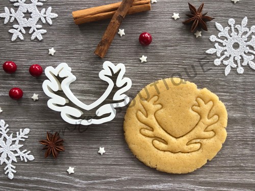 Antlers moose reindeer - reindeer, cookie
