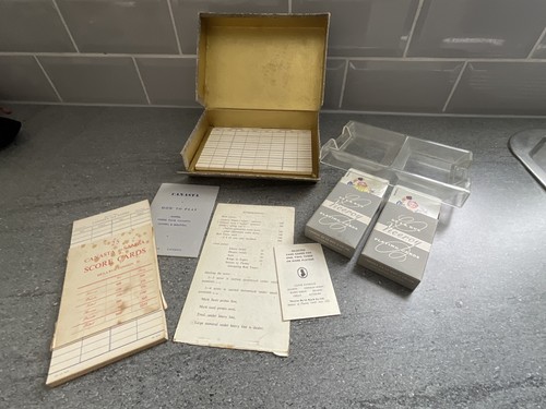 Vintage 1950s canasta card - canasta,