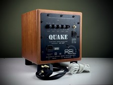REL Acoustic QUAKE Subwoofer in Natural Wood Veneer Finish 