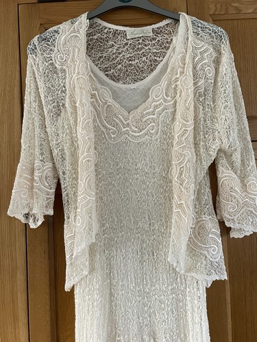 Italian lace wedding dress - lace,