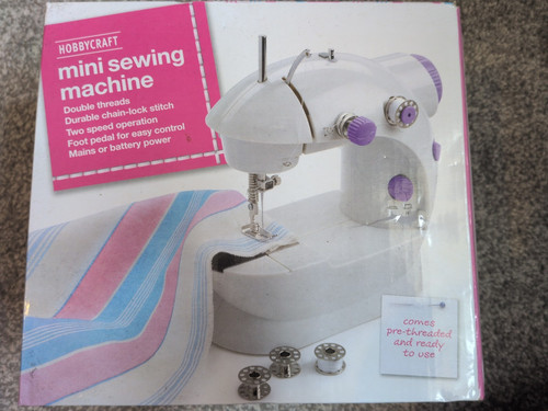 Hobbycraft mini sewing machine - hobbycraft,