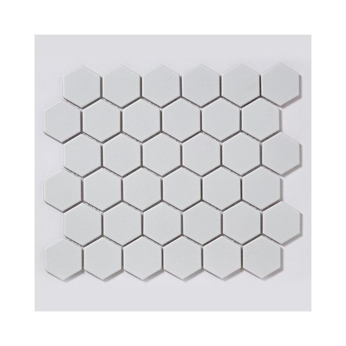Hexagon white gloss matt - hexagon,