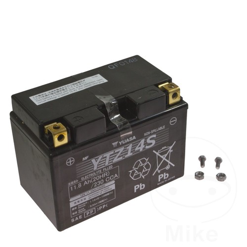 Yuasa battery ytz14s - yuasa,