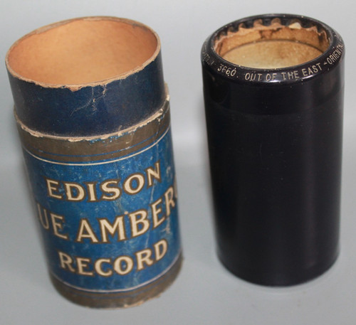 Edison blue amberol cylinder - edison,