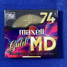 Maxell Gold MD 74 Minidisc New