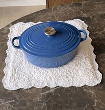 Rare Le Creuset Blue Cast Iron