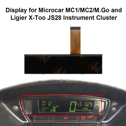 Display for microcar - for,