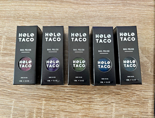 Holo taco nail - holo, polish