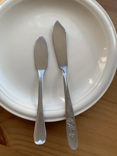 Two vintage butter spreaders - butter,