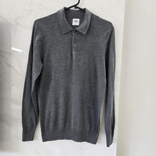Mens zara grey - zara, knit