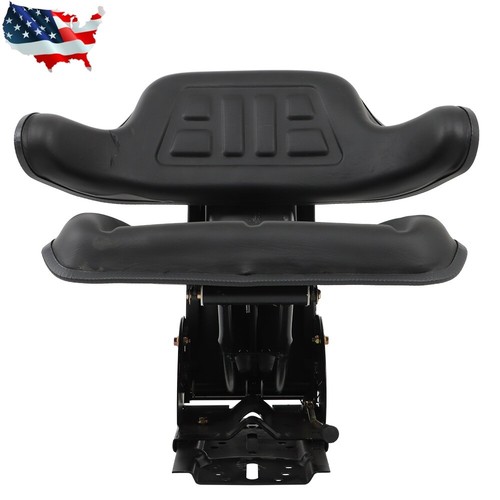 Black tractor suspension seat - black,