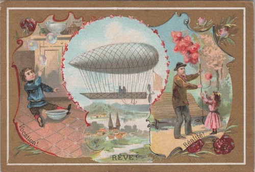 Fantasy balloon blimp - balloon,