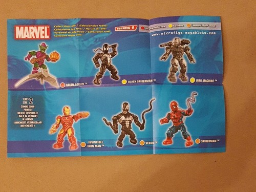 Marvel mega bloks series - marvel, 1
