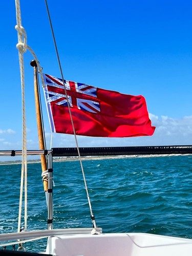 Red ensign printed - red, free