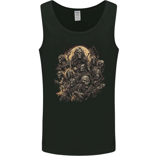 Heavy metal skull rock band - metal,