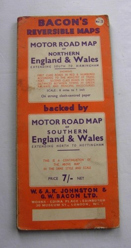 Bacon reversible road map of - road,