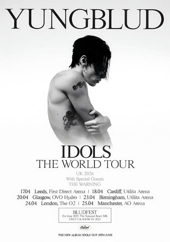 Yungblud idols tour - tour, 2026