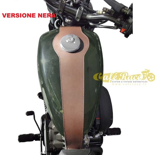 Spaan leather tank cover - spaan,